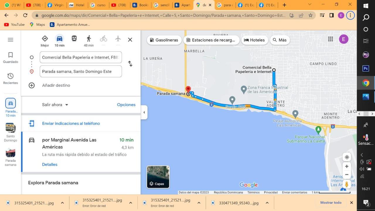 Apartamento Amueblado Caribe, Santo Domingo A 10 Minutos Del Aeropuerto Internacional De Las Americas 外观 照片