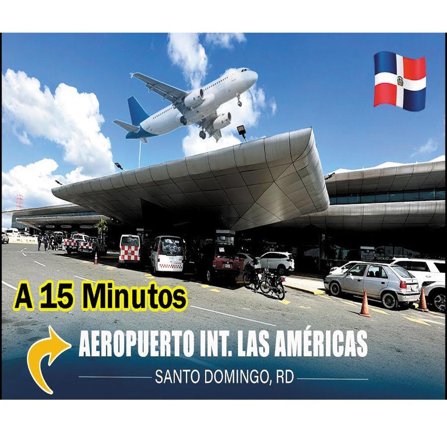 Apartamento Amueblado Caribe, Santo Domingo A 10 Minutos Del Aeropuerto Internacional De Las Americas 外观 照片